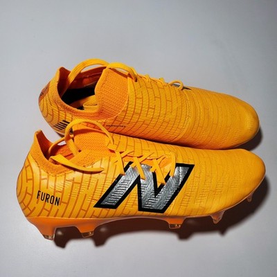 New Balance Furon Shoes Mens Size 8 Orange Soccer Cleats FG Hypoknit SF2FZ75