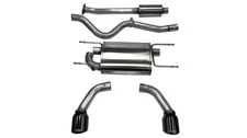 Corsa 2012-2025 Scion FRS / Subaru BRZ Black Tip Sport Cat-Back Exhaust