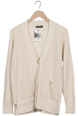 Repeat Strickjacke Damen Cardigan Jacke Gr. 40 Baumwolle Cremeweiß #celq7qh