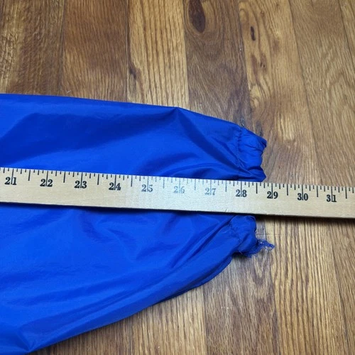 Vintage 90s Currentseen Jacket Mens 2XL Blue Lined Wind Breaker Nylon Pockets image 9