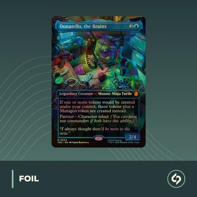 MTG | Donatello, the Brains | Turtles | TMNT | SHOWCASE | NM | EN | FOIL