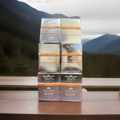 [Pack Of 6] SWP+ Paris INTENSE EXCLUSIVE CARROT OIL FACE & BODY SOAP, 200 G Each
