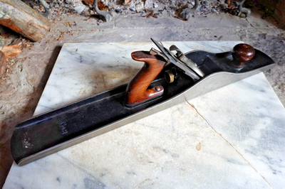 #ad Vintage STANLEY #8 JOINTER PLANE TYPE 9 RON HOCK CUTTER Carpenter Cabinetmaker $230.00