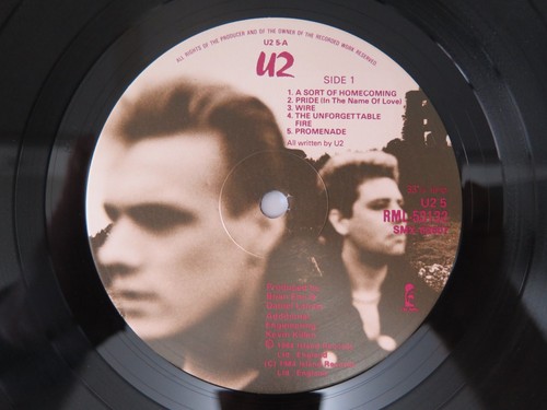 U2 'THE UNFORGETTABLE FIRE' GENUINE 1ST AUS EDITION RML 53132 EX SOUND QUALITY. - Picture 10 of 16
