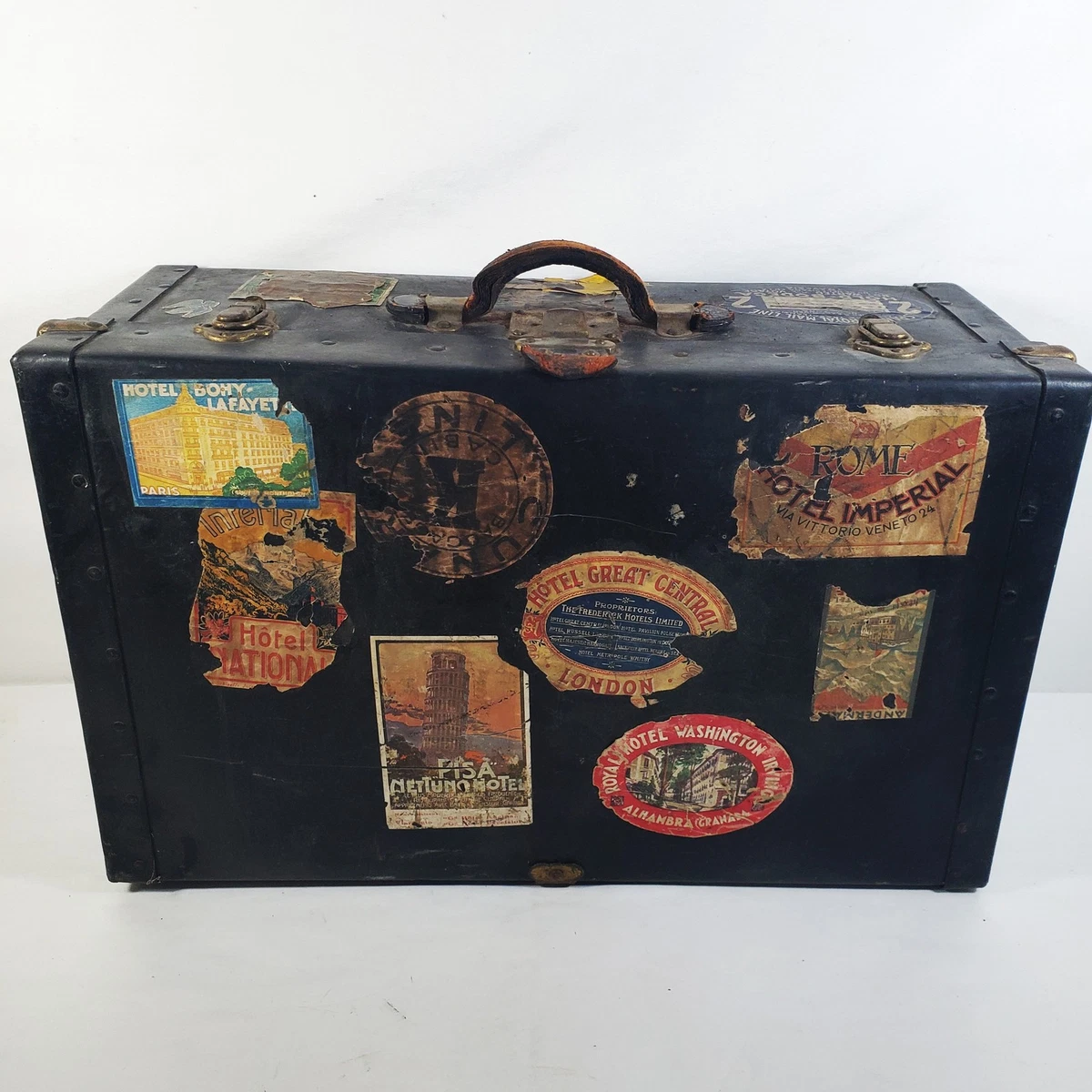Brown Leather 1930s Decade Vintage Luggage & Vintage Travel