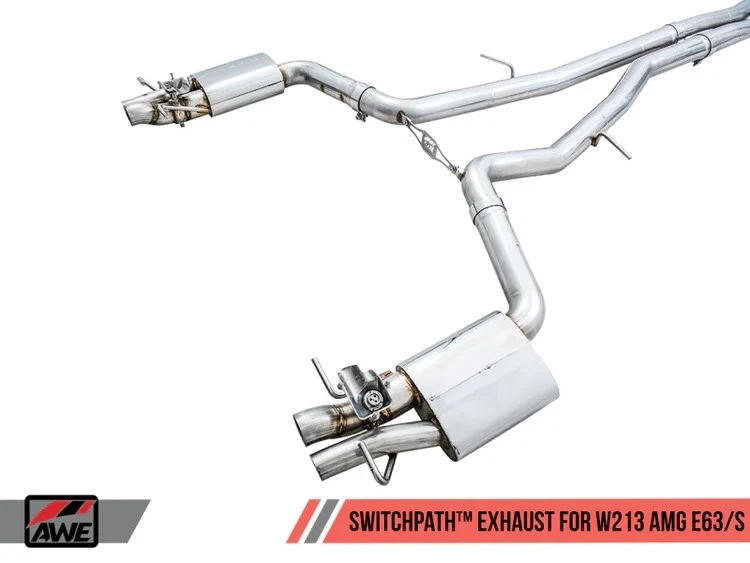 AWE Tuning SwitchPath Exhaust System for Mercedes-Benz W213 AMG E63 Sedan/Wagon - Image 3 of 4