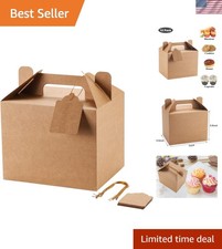 12 Pack Kraft Paper Treat Boxes - Customizable Gift Boxes for Any Celebration
