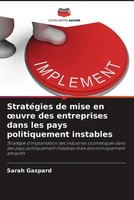 Sarah Gaspard | StratéGies De Mise En ¿Uvre Des Entreprises Dans Les Pays...