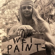 “SEAN CONNERY”  Photo by Sammy Davis, Jr. ODD Unusual “Wet Paint” HEADBAND 1965