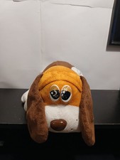 Hasbro Pound Puppies Puppy Brown Orange White 13" Plush 2014