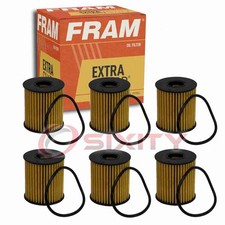 6 pc FRAM Extra Guard CH10066 Engine Oil Filters for V24-0021 TL15830 PZ-165 wi
