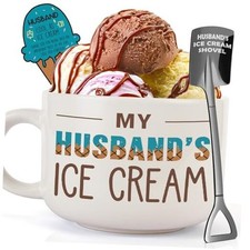 Birthday Gifts for from Wife Kids -'s Ice Cream Bowl with Shovel Set Husband