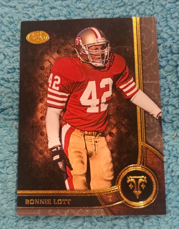 L) 2015 Topps Triple Threads NFL Ronnie Lott San Francisco 49ers NO73 #2