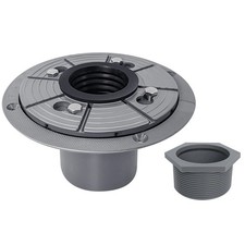 2-Inch PVC Sub Drain, Shower Drain Base, No Hub Shower Drain Base with Rubber...