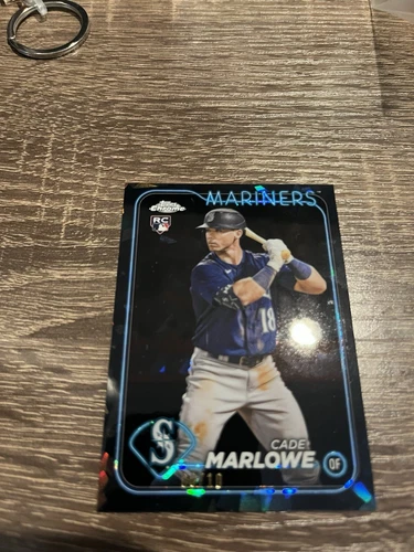 2024 Topps Chrome Sapphire RC Cade Marlowe Refractor Black /10