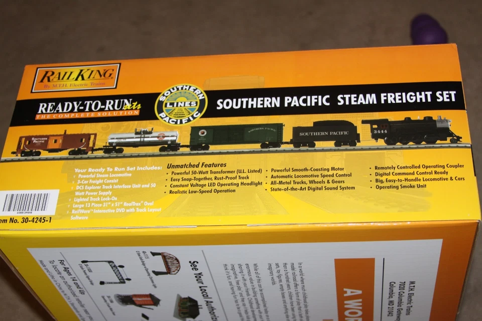 Rail King by MTH # 30-4245-1 train set New in original box & shipping box sealed - Image 3 of 4