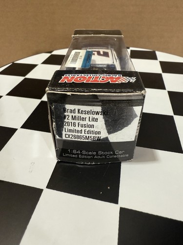 Brad Keselowski #2 Miller Lite 2016 ACTION 1/64 Nascar Diecast - Picture 2 of 5