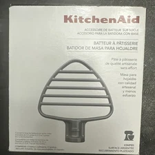 KitchenAid Pastry Beater White W/ Scraper for 4.5 QT & 5 QT Stand Mixer KSMPB5W