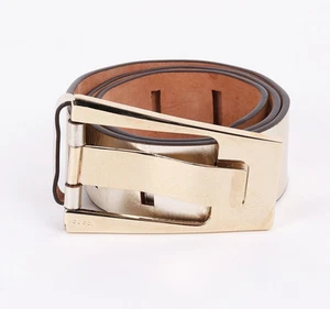 Ceinture femme Gucci large métal doré 196832 29248947