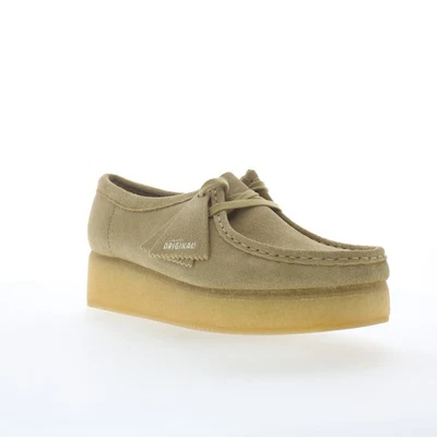 Clarks Wallacraft Bee tap pour femmes en suede bronzage - Photo 1/4