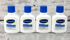 Lot Of 4 Cetaphil Daily Facial Cleanser Combination to oily Sensitive Skin 1oz