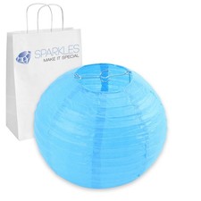 5 pcs 8" inch Chinese Paper Lantern - Turquoise - Wedding Party Event ov