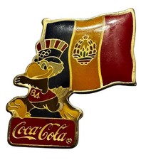 Vintage 1984 Los Angeles Olympics Romania Coca Cola Pin