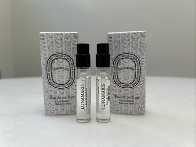 2 Diptyque LUNAMARIS Eau De Parfum EDP .06 Oz Sample NEW IN BOX