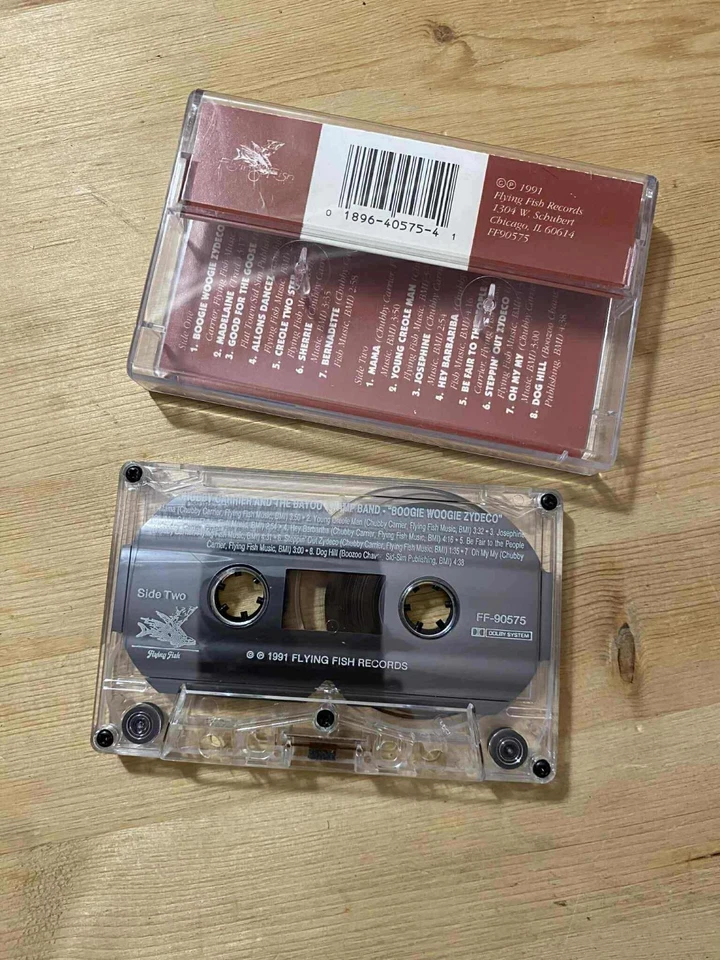 Chubby Carrier & The Bayou Swamp Band Vintage Cassette TAPE ONLY C38 Foto 2 de 2