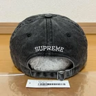 Casquette 6 panneaux Supreme Pigment Print logo S noir 20SS avec étiquettes