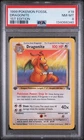 1999 POKEMON FOSSIL 1ST ED #19 DRAGONITE PSA 8