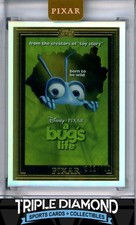 2025 Topps Pixar Gold WA-2 Wall Art A Bug's Life #022/100 Encased B322