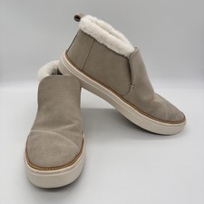 Toms Mocas n Style Suede Slip On Mid Cut Women's Paxton Cobblestone Shoes