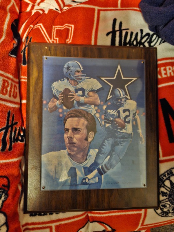 roger staubach plaque
