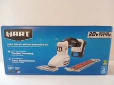 HART 20V 2-in-1 Grass Shear Shrubber HGHT021VNM w/ Battery & Fast Charger BNIB
