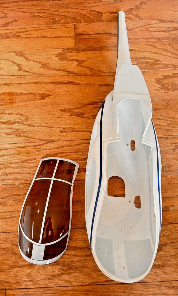 Hughes 500 RC helicopter fuselage by "Kyosho" 550MM/30 size "used" eBay
