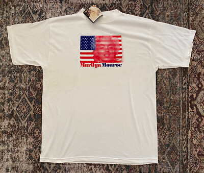 90s WINTERLAND MARILYN MONROE キムタク VTG 90s Marilyn Monroe American Flag T Shirt 1997 NWT