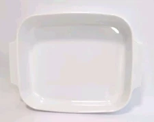 Vtg Corning Ware All/Just White A-21-B-N Rectangle Roaster Lasagna Casserole Pan