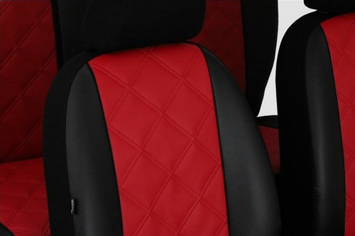 Juego completo de fundas de asiento a medida de cuero ecológico para Nissan Qashqai MK2 2013-2018 - Imagen 6 de 10