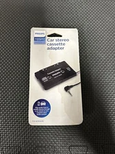 Philips Car Stereo Cassette Adapter To 3.5 mm Audio Factory sealed