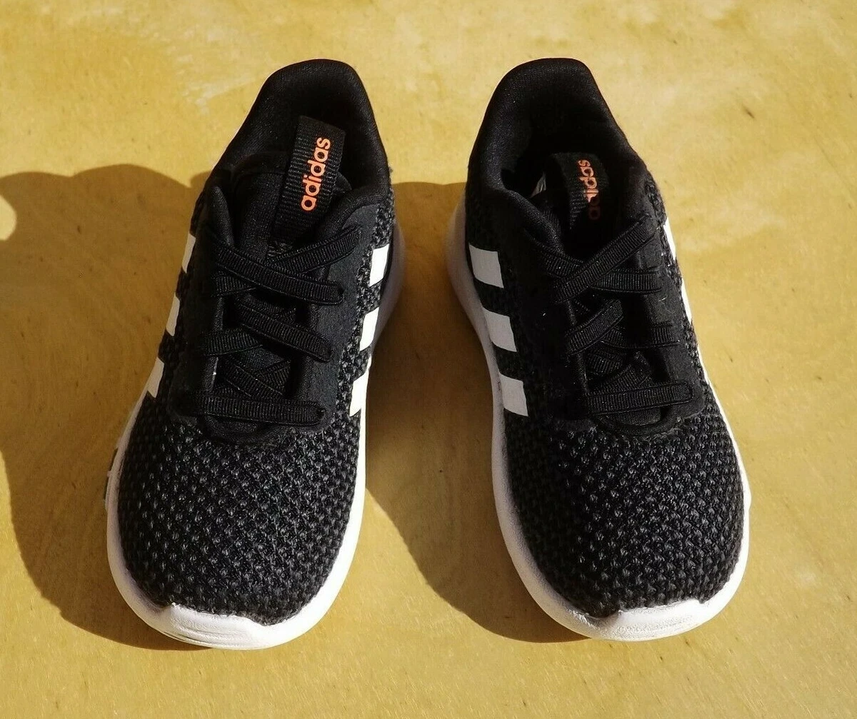 Adidas Racer TR 2.0 Youth Running Shoes, Size 6c, Black/Orange/White | eBay