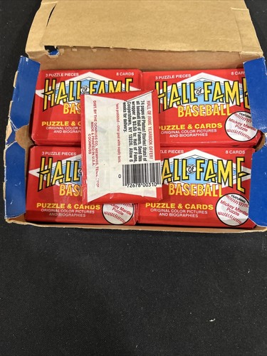 1983 Donruss Baseball Hall of Fame Greats Partial Wax Box 21 Packs Ruth, Mantle - Picture 4 of 4
