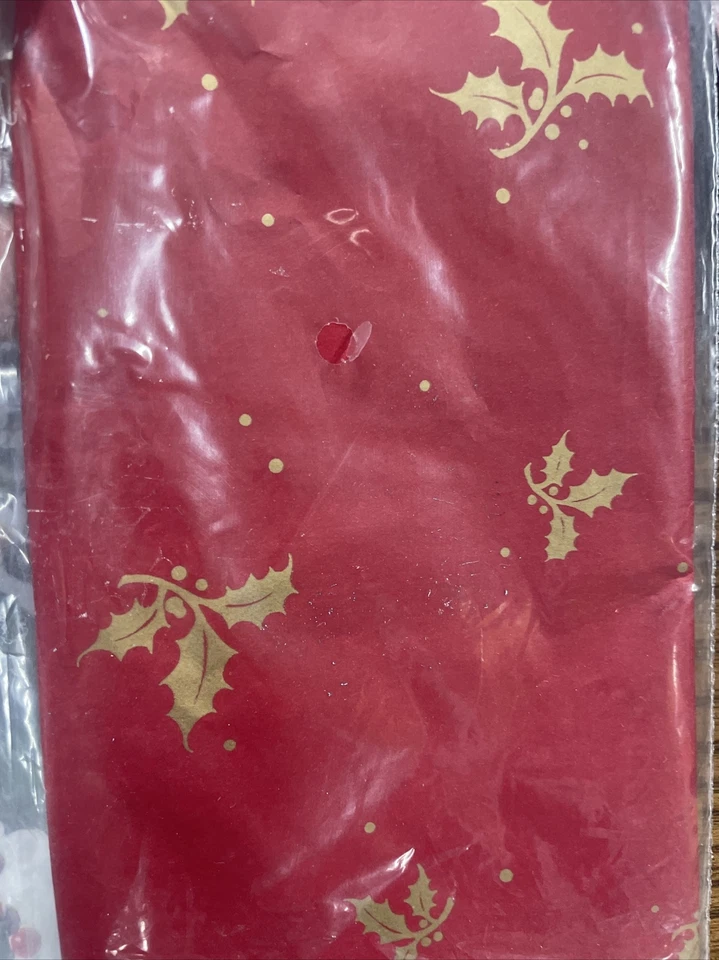 Lote de 30 hojas de papel pañuelo de Navidad NOS Papá Noel copos de nieve adornos flor de pascua Foto 3 de 4