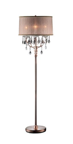 rose gold floor light