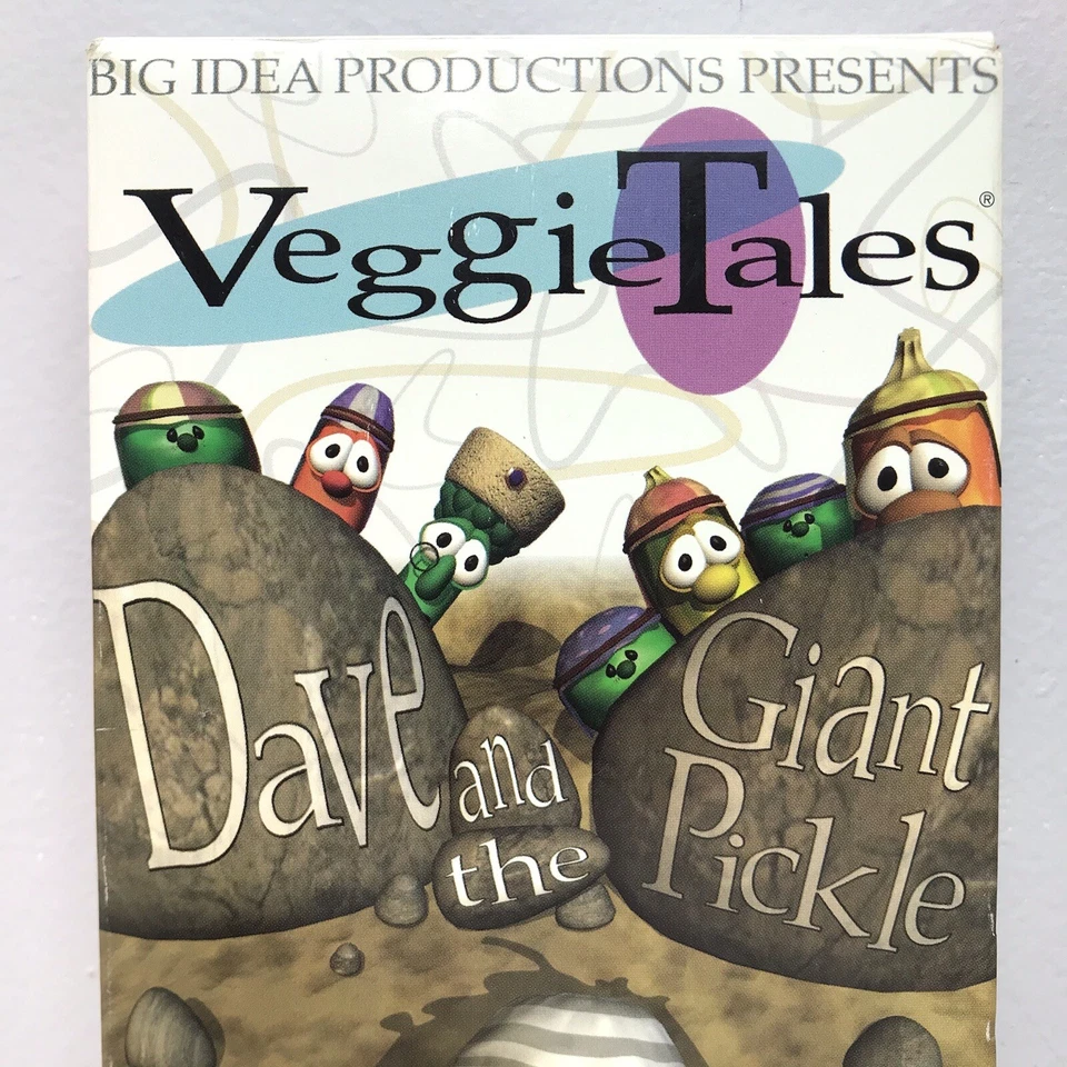 VeggieTales Dave The Giant Pickle VHS Video Tape Christian Kids TV Show Jesus - Image 4 of 4