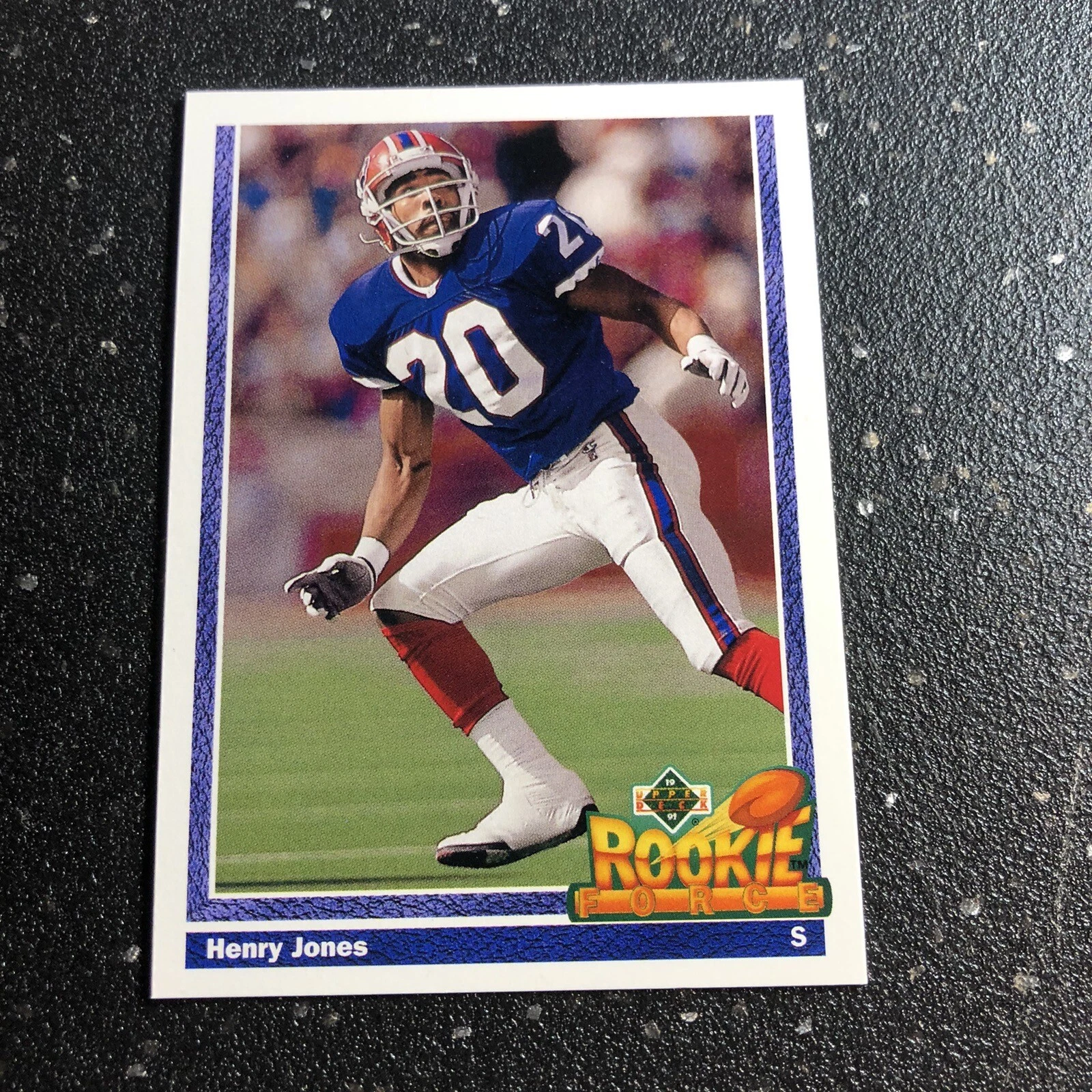 Henry Jones RC 1991 Upper Deck Football #615 NFL Buffalo Bills Safety
