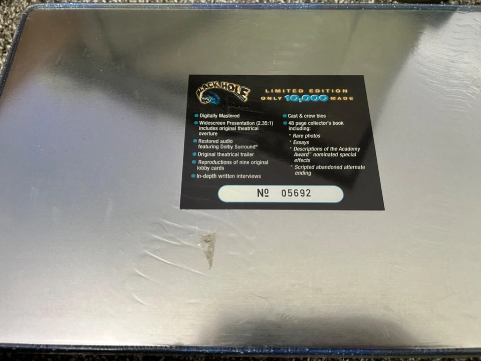 VINTAGE- Disney-The Black Hole -Limited Edition -Collectors Tin-Sealed -RARE - Image 4 of 4