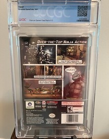 CGC 9.8 A++ - TMNT Black-Label Nintendo GameCube, Graded, 2007 NEW! WATA VGA