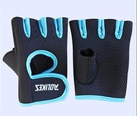 Wrist Guard Gloves - Half Finger Cycling 1 Pair Blue on sale Wrist Guard Gloves - Half Finger Cycling 1 Pair Blue on sale