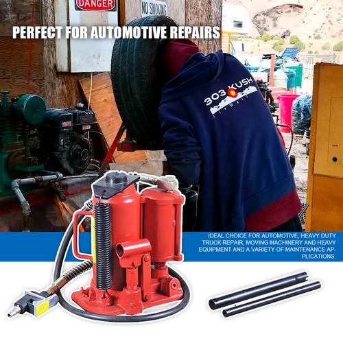 12 Ton Air Hydraulic Bottle Jack Pneumatic For Heavy Duty Auto Truck Repair Tool